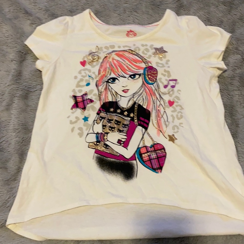 Garanimals Rocker Girl T-shirt, white